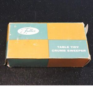 Vintage Fuller Brush Table Top Crumb Sweeper In Original Box Dining Kitchen